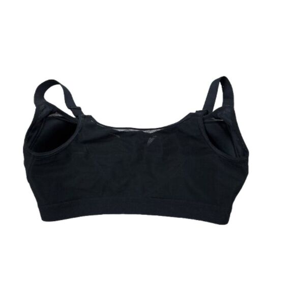 Leonisa Posture Corrector Back Support Contour Cup Bra Black Size 34C Lined - Picture 2 of 7